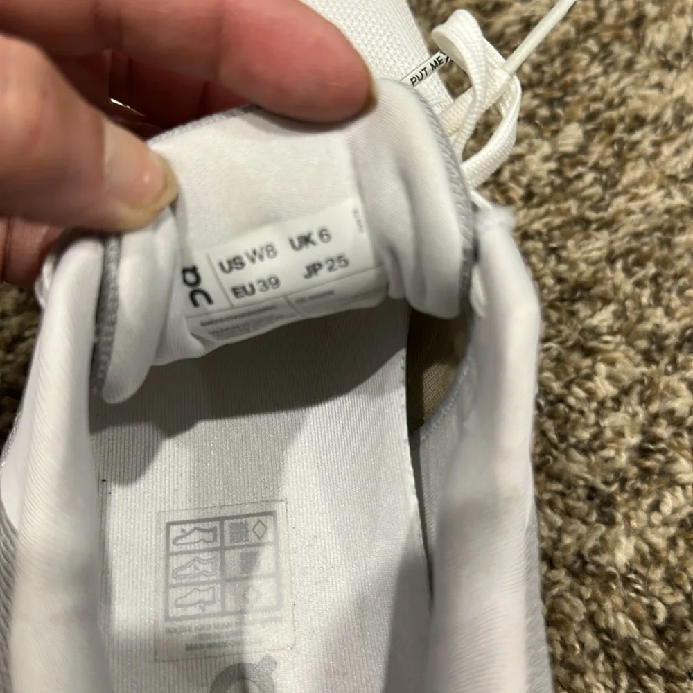 ON Cloudrunner White Athletic Sneakers - Picture 4 of 4